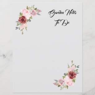  Pink Floral Paper
