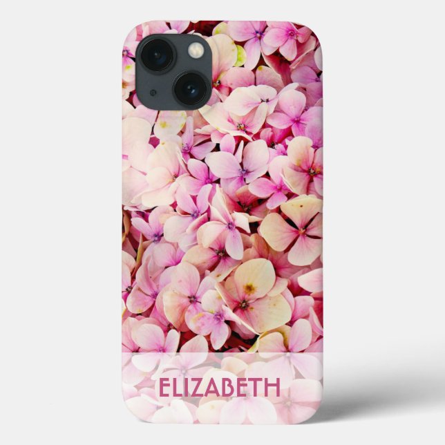 Pink Floral Personalised Case-Mate iPhone Case (Back)