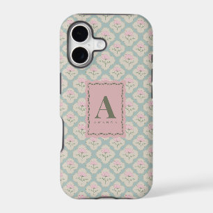 Pink Floral Personalised Phone Case