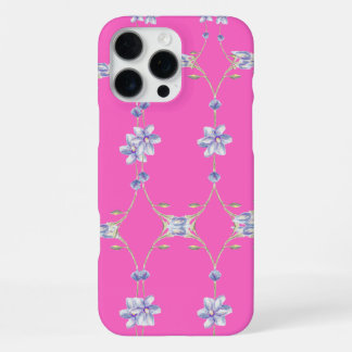 Pink floral phone case