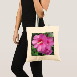 Pink Floral Photography Tote Bag