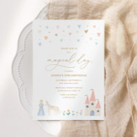 Pink Floral Princess Girl Birthday Party