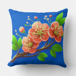 🌸 Pink Floral Room Decor Accent 🌸 Cushion