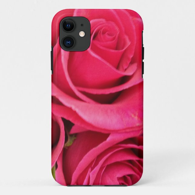 PINK FLORAL ROSE IPHONE 5 CASE (Back)