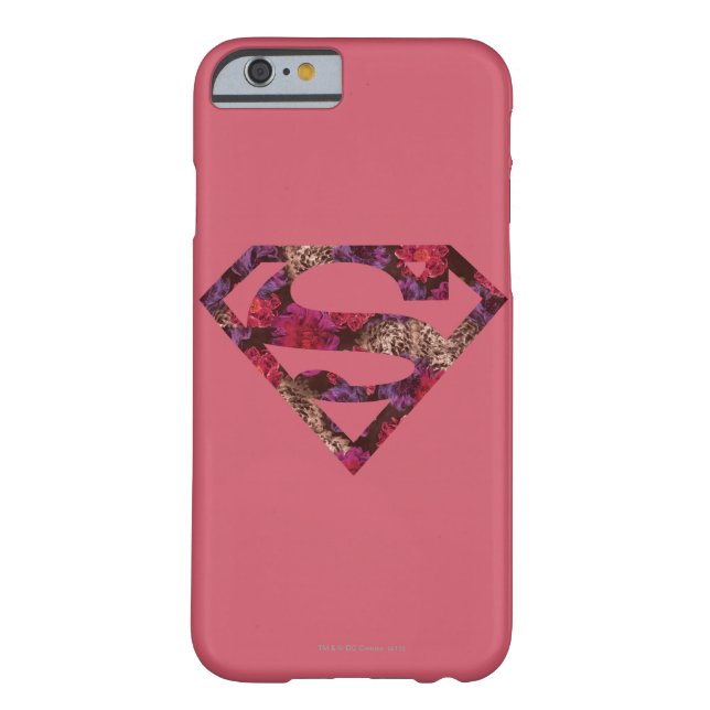 Pink Floral S-Shield Case-Mate iPhone Case (Back)