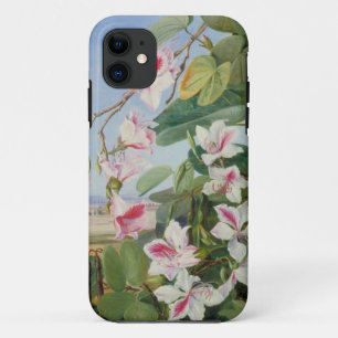 Pink Floral Spring Party Shower Peace Love Destiny iPhone 11 Case
