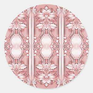 Pink Floral Sticker