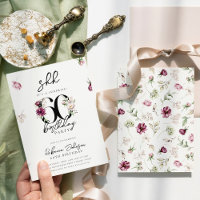 Pink Floral Surprise 60th Birthday Party