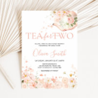 Pink Floral Tea for Two Baby Shower