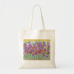 Pink Floral Tote Bag
