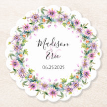 Pink Floral Wedding Reception