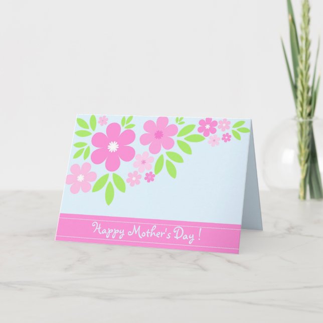Pink florals - Card (Front)