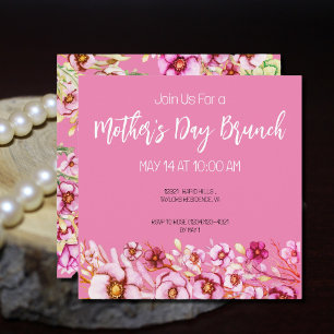 Pink florals -Mother's Day Brunch