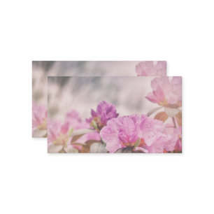  Pink Floret Floral Summer Blooms  Business Card