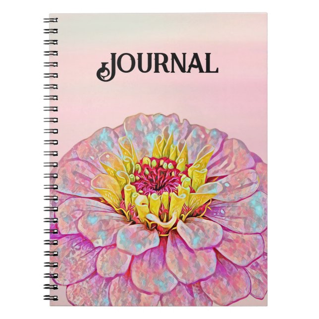 Pink Flower Art Journal (Front)