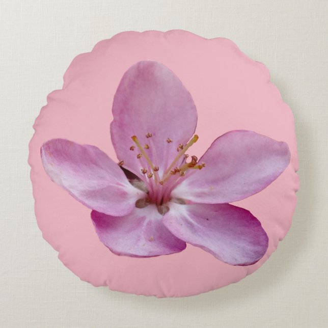 Pink  Flower Bloom cushion (Front)