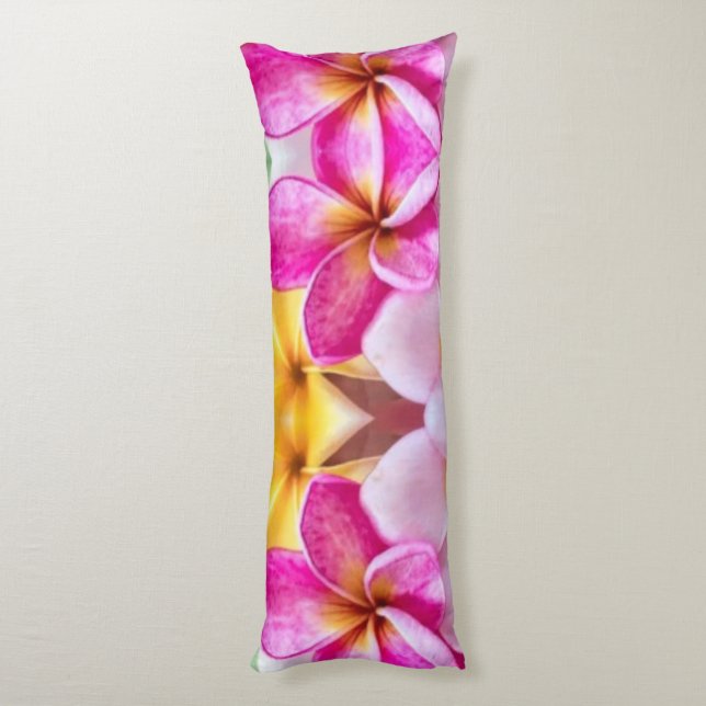 Pink Flower Body Cushion (Back (Vertical))