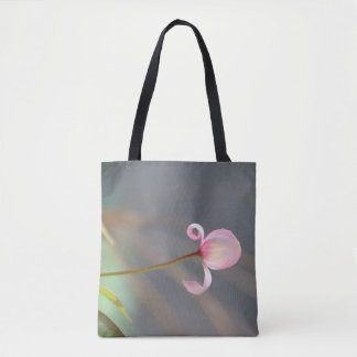 Pink Flower Bud Tote Shopper Bag
