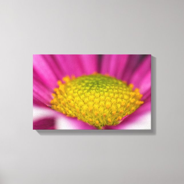 Pink flower Canvas print (Front)