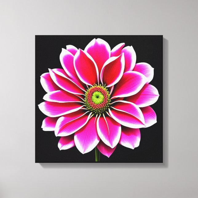Pink Flower Canvas Print (Front)
