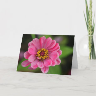 pink flower card