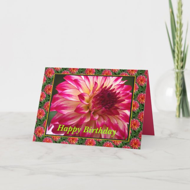 pink Flower Card (Front)