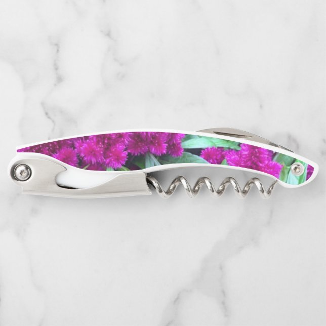 Pink flower corkscrew (Front)