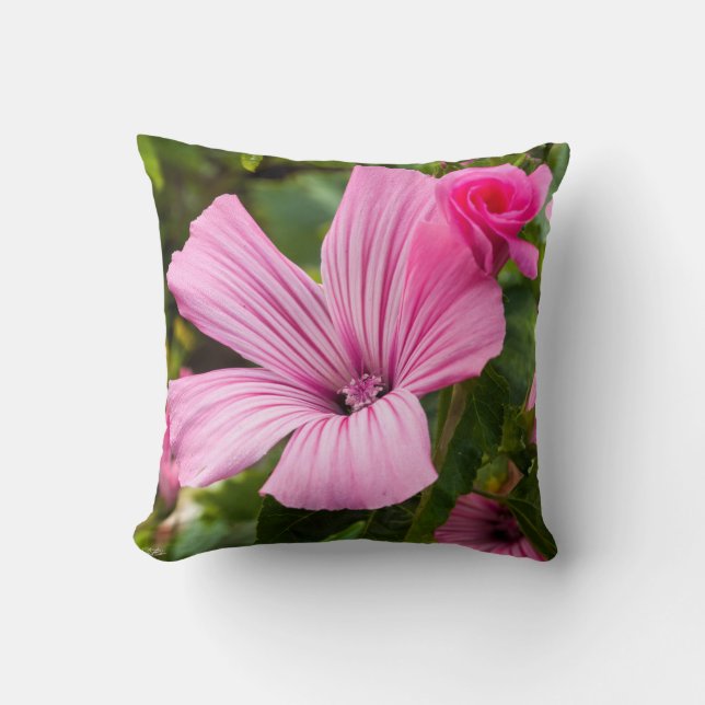 pink flower cushion (Front)