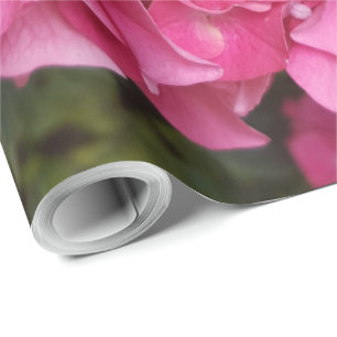 Pink Flower Floral Photography Nature Wrapping Paper
