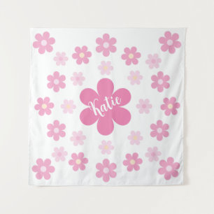 Pink Flower Glam- Tapestry
