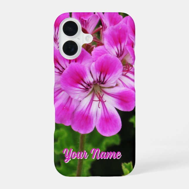 Pink Flower -  iPhone 16 Case (Back)