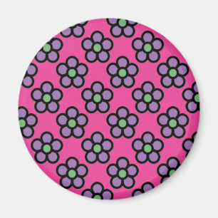 Pink Flower Magnet