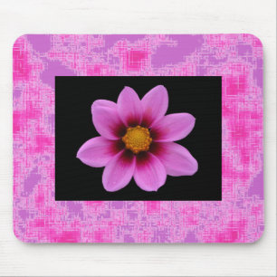 Pink Flower Mouse Mat