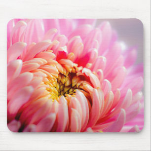 Pink Flower Mouse Mat