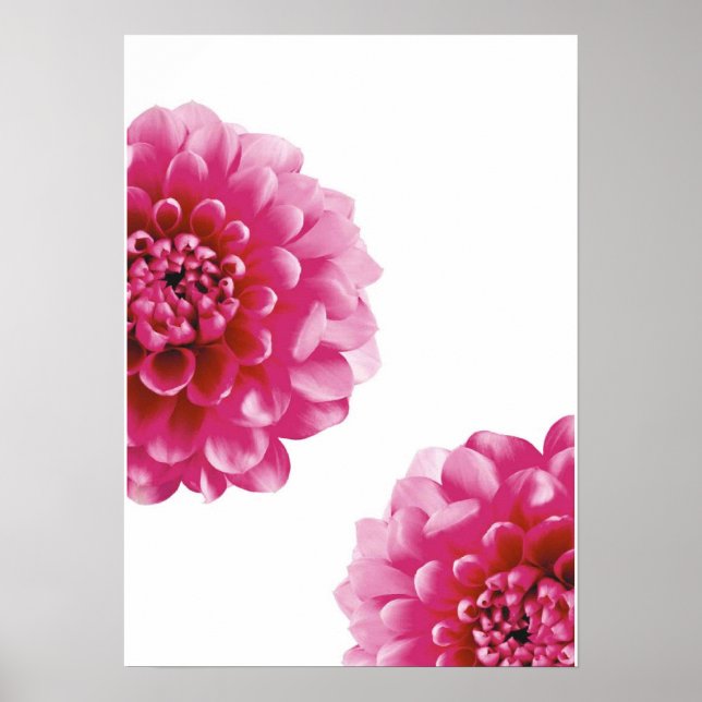 pink flower mum poster (Front)