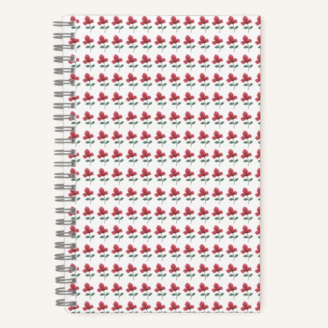 pink flower notebook (Front)