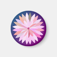 Pink Flower Paper Coaster