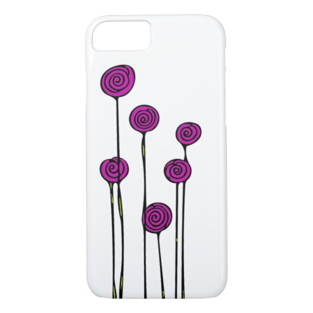 Pink Flower Phone Case (Back)