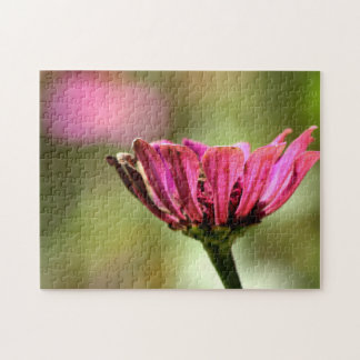 Pink Flower Photo Jigsaw Puzzle