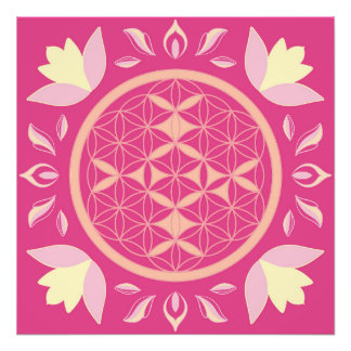 pink flower photo print