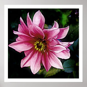 Pink Flower Poster