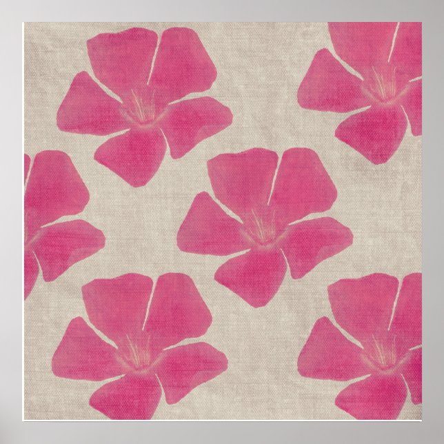 Pink Flower Print (Front)