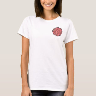 Pink Flower Ribbon by Kenneth Yoncich T-Shirt