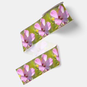 Pink Flower Ribbon Grosgrain Ribbon