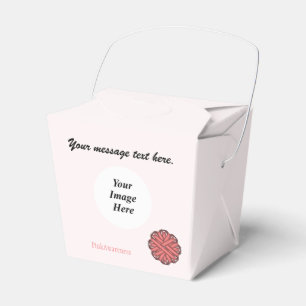 Pink Flower Ribbon Template by Kenneth Yoncich Favour Box