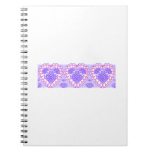 Pink Flower Spiral Notebook