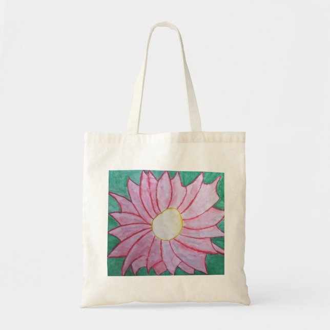 Pink Flower Tote (Front)