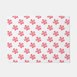 Pink Flower Tropical Doormat