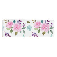 Pink flower watercolor seamless
