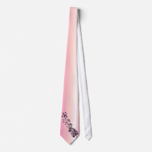 Pink Flowering Cherry Blossoms Tie